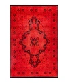 Bloomingdale's Fine Vibrance M1560 Area Rug, 6' X 9'3 In Orange