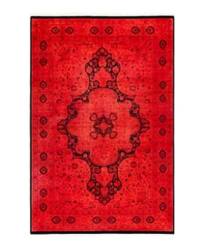 Bloomingdale's Fine Vibrance M1560 Area Rug, 6' X 9'3 In Orange