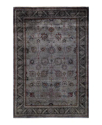 Bloomingdale's Fine Vibrance M1560 Area Rug, 6'1 X 8'10 In Gray