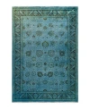 Bloomingdale's Fine Vibrance M1560 Area Rug, 6'1 X 9' In Blue