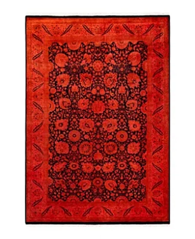Bloomingdale's Fine Vibrance M1560 Area Rug, 6'2 X 8'10 In Red