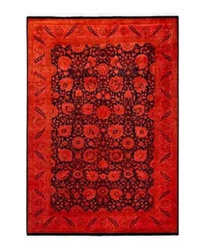 Bloomingdale's Fine Vibrance M1560 Area Rug, 6'2 X 8'10 In Orange