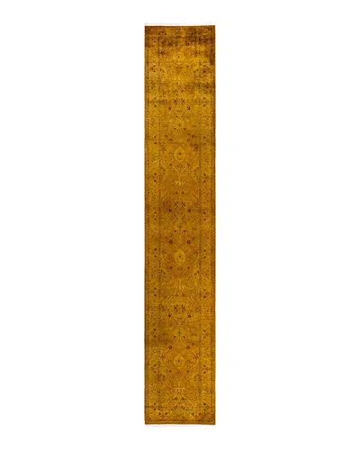 Bloomingdale's Fine Vibrance M1574 Runner Area Rug, 2'6 X 15'5 In Yellow