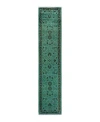 Bloomingdale's Fine Vibrance M1582 Runner Area Rug, 2'6 X 12'4 In Green