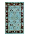 Bloomingdale's Fine Vibrance M1583 Area Rug, 4' X 6'4 In Blue