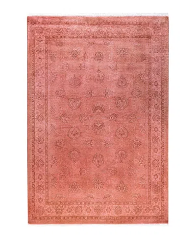 Bloomingdale's Fine Vibrance M1585 Area Rug, 4'7 X 6'9 In Pink