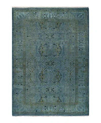 Bloomingdale's Fine Vibrance M1589 Round Area Rug, 4'3 X 6' In Gray