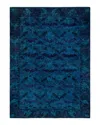 Bloomingdale's Fine Vibrance M1591 Area Rug, 6'1 X 8'7 In Light/blue