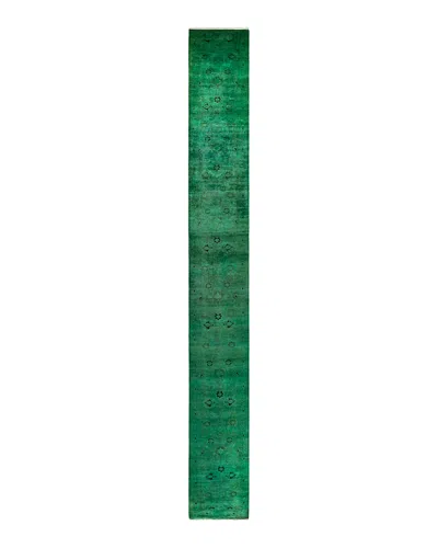 Bloomingdale's Fine Vibrance M1591 Runner Area Rug, 2'7 X 23'1 In Green