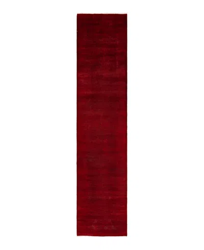 Bloomingdale's Fine Vibrance M1591 Runner Area Rug, 3' X 13'4 In Red