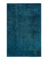 Bloomingdale's Fine Vibrance M1599 Area Rug, 6' X 9'1 In Blue