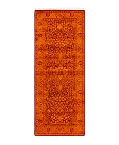 Bloomingdale's Fine Vibrance M1604 Runner Area Rug, 2'6 X 6'5 In Orange