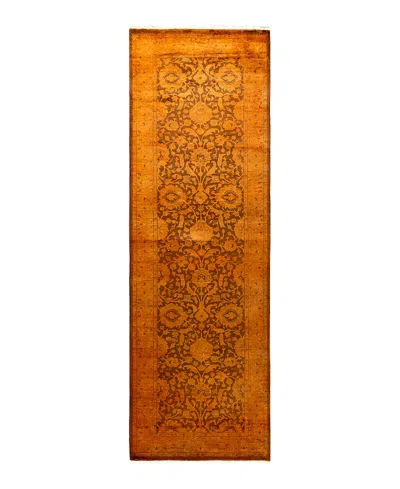 Bloomingdale's Fine Vibrance M1619 Runner Area Rug, 2'8 X 8'4 In Gold