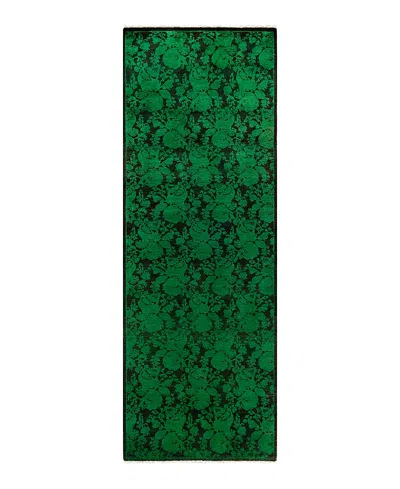 Bloomingdale's Fine Vibrance M1624 Runner Area Rug, 2'8 X 7'9 In Green
