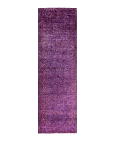 Bloomingdale's Fine Vibrance M1656 Runner Area Rug, 3'1 X 10'3 In Purple