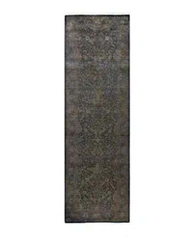 Bloomingdale's Fine Vibrance M1663 Runner Area Rug, 2'7 X 8'8 In Gray