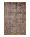 Bloomingdale's Fine Vibrance M1683 Area Rug, 6'1 X 9'2 In Brown
