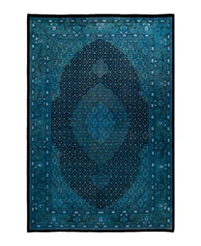 Bloomingdale's Fine Vibrance M1688 Area Rug, 6'2 X 9'2 In Blue