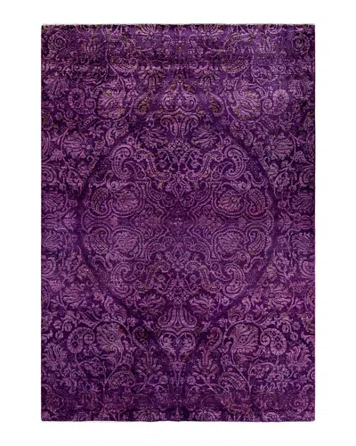 Bloomingdale's Fine Vibrance M1695 Area Rug, 6' X 8'9 In Purple