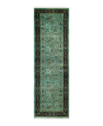 Bloomingdale's Fine Vibrance M1789 Runner Area Rug, 2'6 X 8'1 In Green