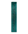 Bloomingdale's Fine Vibrance M1789 Runner Area Rug, 2'7 X 16'1 In Blue