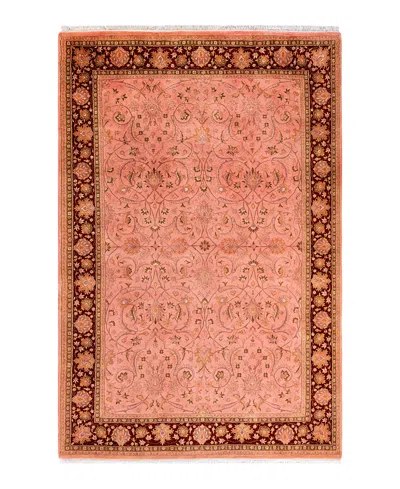 Bloomingdale's Fine Vibrance M1798 Area Rug, 6'3 X 9'4 In Pink