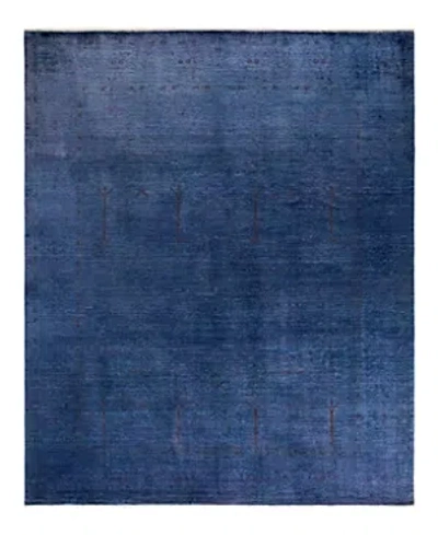 Bloomingdale's Fine Vibrance M1806 Area Rug, 8'2 X 9'9 In Blue