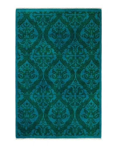 Bloomingdale's Fine Vibrance M1828 Area Rug, 4'1 X 6'2 In Blue