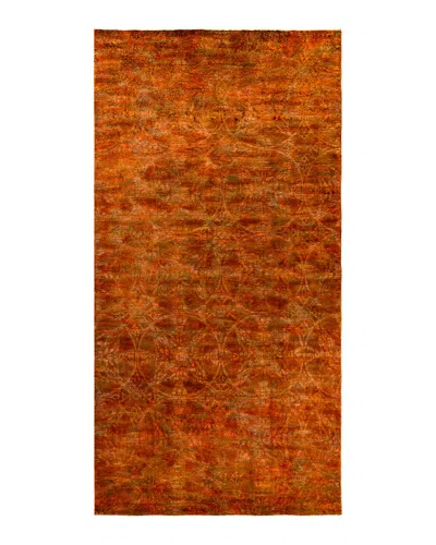 Bloomingdale's Fine Vibrance M1828 Area Rug, 6'1 X 12'3 In Orange