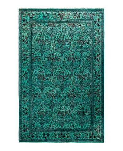 Bloomingdale's Fine Vibrance M695 Area Rug, 4'8 X 7'4 In Blue