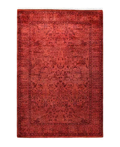 Bloomingdale's Fine Vibrance M885 Area Rug, 4'2 X 6'2 In Pink