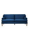 Bloomingdale's Francis Velvet Sofa In Dusky Velvet Dark Blue