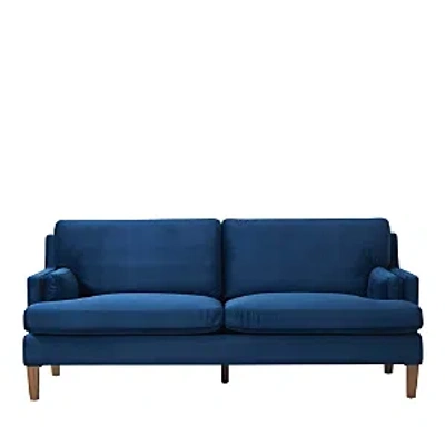 Bloomingdale's Francis Velvet Sofa In Dusky Velvet Dark Blue