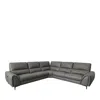 Bloomingdale's Ginny 5 Piece Power Motion Sectional In Elephant