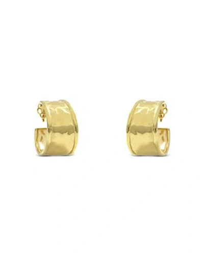 Bloomingdale's Hammered Texture Small Hoop Earrings In 14k Yellow Gold