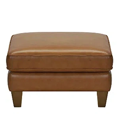 Bloomingdale's Hesh Leather Ottoman - 100% Exclusive In Caramel