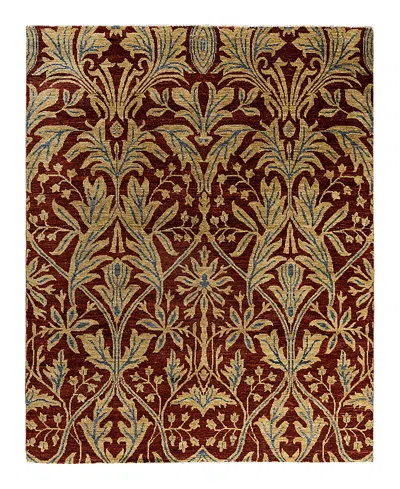 Bloomingdale's Indo Floral M6064 Area Rug, 8'3 X 10'1 In Red