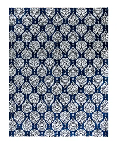 Bloomingdale's Indo Floral M7072 Area Rug, 9'1 X 11'8 In Navy