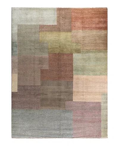 Bloomingdale's Indo Gabbeh M6214 Area Rug, 9'1 X 12'4 In Green
