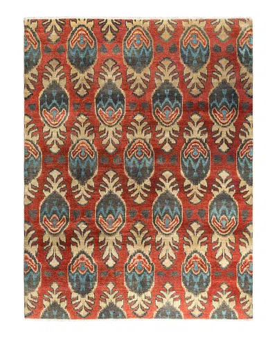 Bloomingdale's Indo Ikat M5917 Area Rug, 9'1 X 11'9 In Red