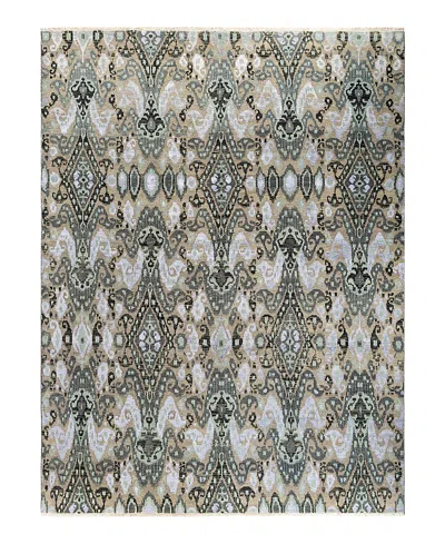 Bloomingdale's Indo Ikat M5941 Area Rug, 9'1 X 12'2 In Green