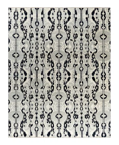 Bloomingdale's Indo Ikat M5996 Area Rug, 8'1 X 10'2 In Black