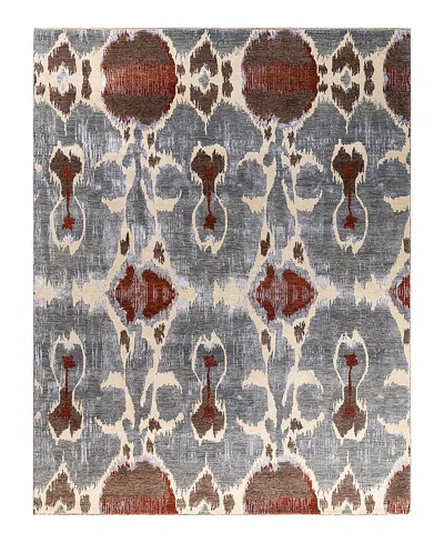 Bloomingdale's Indo Ikat M5996 Area Rug, 8'3 X 10'6 In Gray