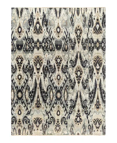 Bloomingdale's Indo Ikat M6001 Area Rug, 9' X 12'3 In Gray