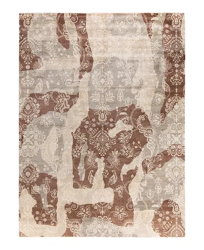 Bloomingdale's Indo Ikat M6004 Area Rug, 9'2 X 12'4 In Gray