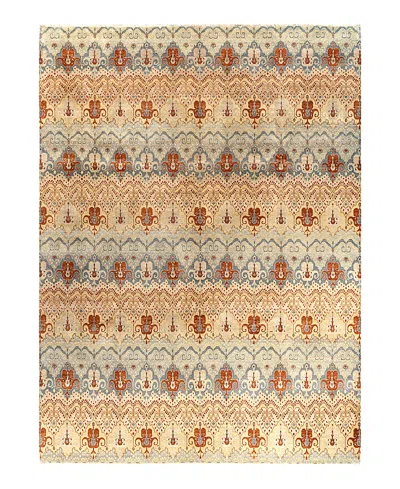 Bloomingdale's Indo Ikat M6004 Area Rug, 9'3 X 12'3 In Gray