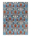 Bloomingdale's Indo Ikat M6008 Area Rug, 9' X 12' In Rust