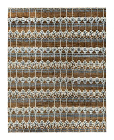 Bloomingdale's Indo Ikat M6012 Area Rug, 8'2 X 10'2 In Brown