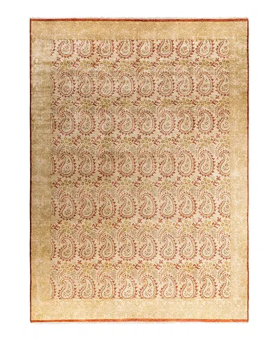 Bloomingdale's Indo Ikat M6031 Area Rug, 9' X 12'3 In Rust