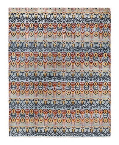 Bloomingdale's Indo Ikat M6036 Area Rug, 8' X 10'2 In Gray